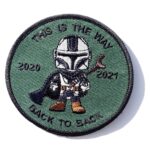 THIS IS THE WAY - Back to Back Green Deployment Patch - 3 inch Hook and Loop