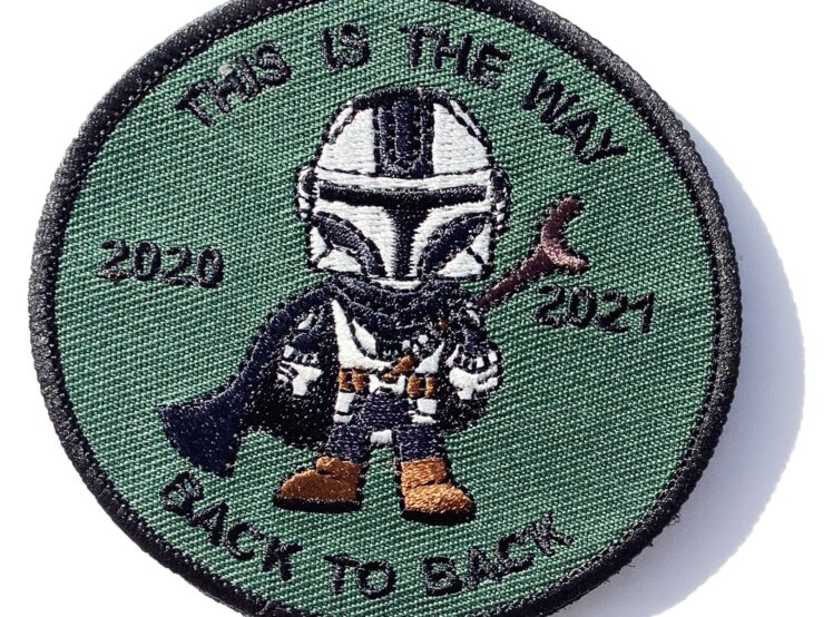 THIS IS THE WAY - Back to Back Green Deployment Patch - 3 inch Hook and Loop