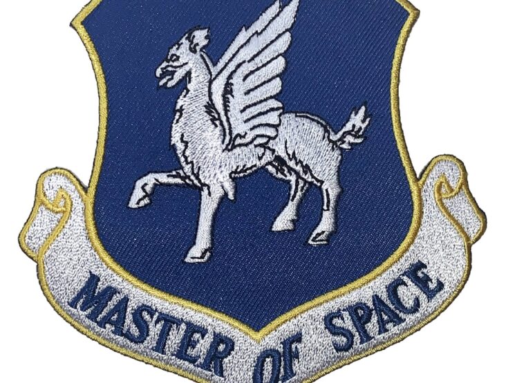 MASTER OF SPACE 50th Space Wing Patch – Plastic Backing