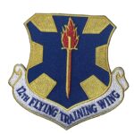 12th Flying Training Wing Patch – Plastic Backing