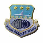 315th Airlift Wing Patch – Plastic Backing