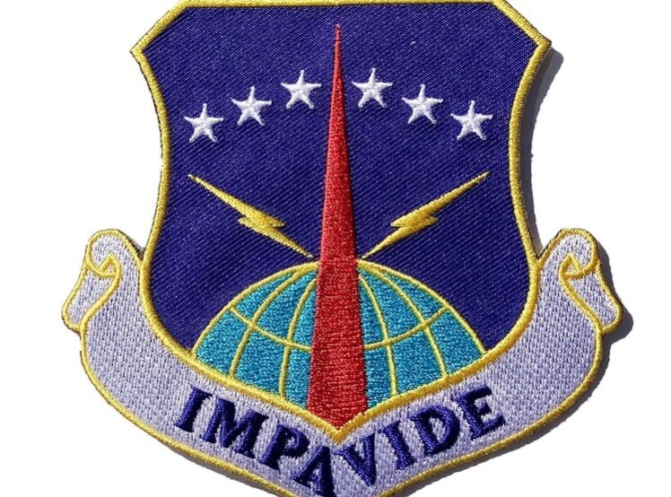 90TH MISSILE WING IMPAVIDE Patch – Plastic Backing