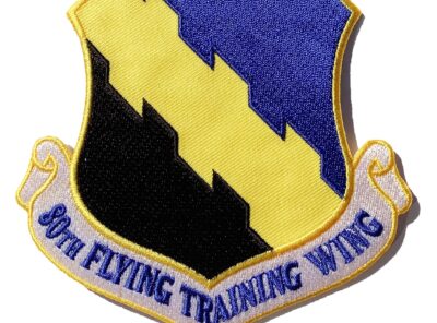 80th Flying Training Wing Patch – Plastic Backing