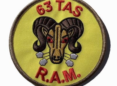 63rd TACTICAL AIRLIFT Squadron Patch – Plastic Backing