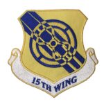 15th Wing Patch – Plastic Backing