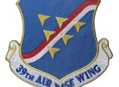 39th Air Base Wing Patch – Plastic Backing