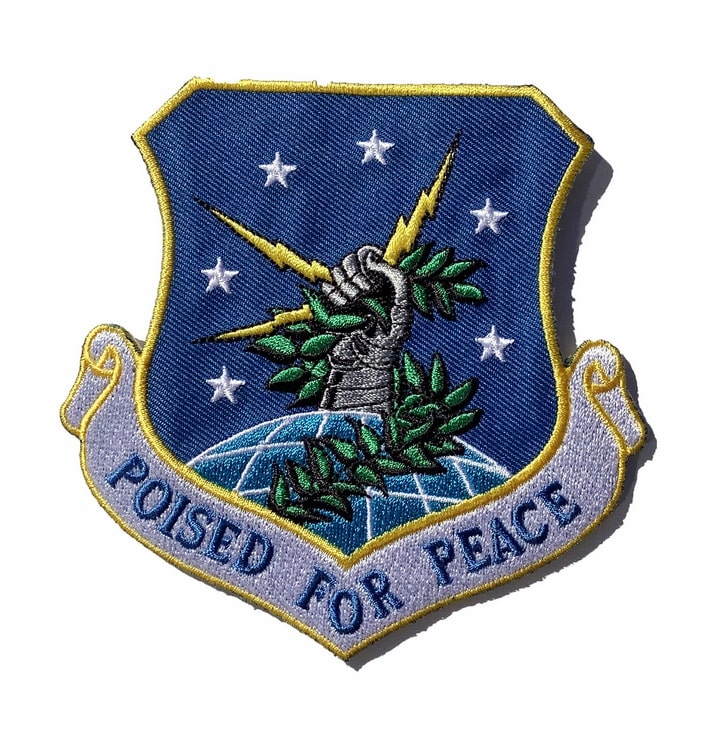 POISED FOR PEACE 91st Missile Wing Patch – Plastic Backing