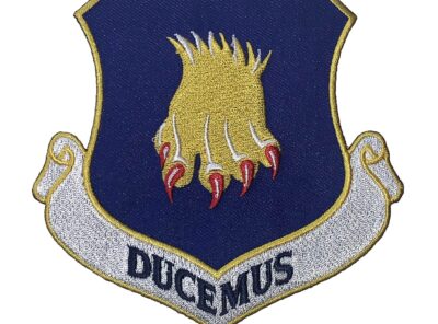 DUCEMUS 22nd Air Refueling Wing Patch – Plastic Backing