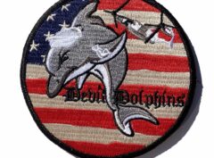 V-22 Devil Dolphins Patch - Hook and Loop