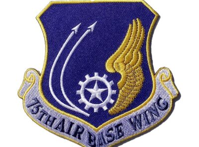 75th Air Base Wing Patch – Plastic Backing