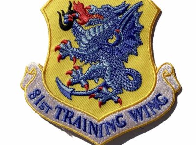 81st Training Wing Patch – Plastic Backing