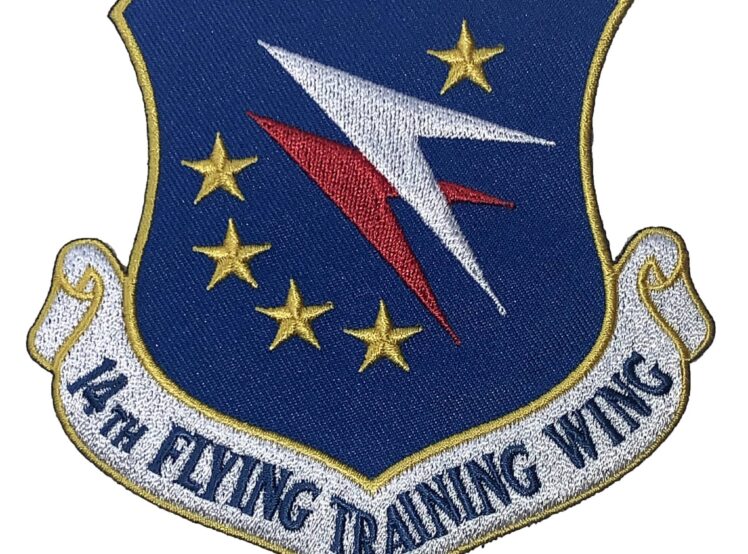 14th Flying Training Wing Patch – Plastic Backing