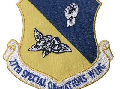 27TH SPECIAL OPERATIONS WING Patch – Plastic Backing