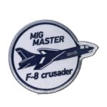 4 inch MIG MASTER F-8 CRUSADER Patch – Plastic Backing