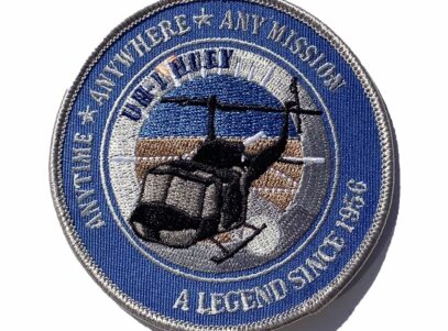 UH-1 Huey A Legend Since 1969 OD Green Patch Patch -Sew On