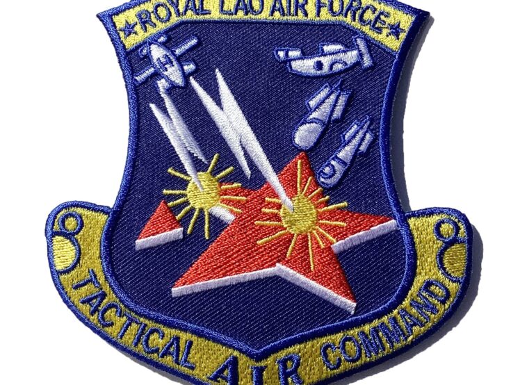 ROYAL LAO AIR FORCE Patch – Plastic Backing
