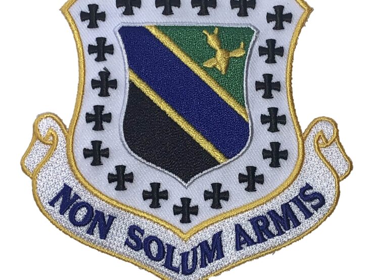 NON SOLUM ARMIS 3rd Wing Patch – Plastic Backing