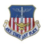 ANY TIME ANY PLACE 1st Special Operations Wing Patch – Plastic Backingv