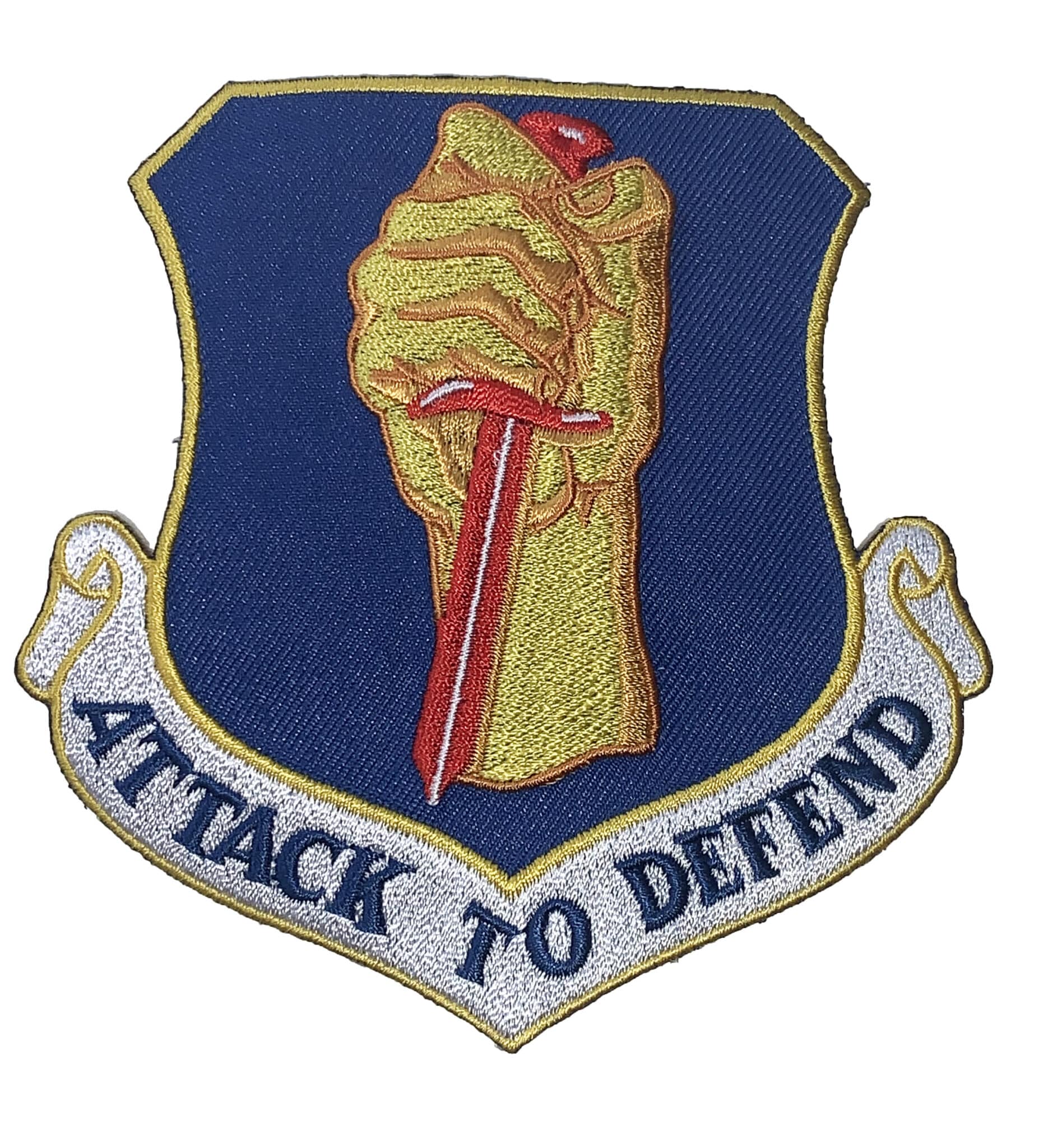 ATTACK TO DEFEND 35th Fighter Wing Patch – Plastic Backing