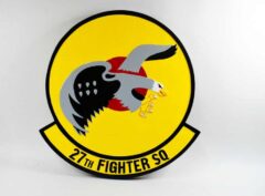 27th Fighter Squadron Plaque