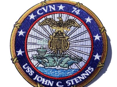 CVN-74 USS John C Stennis Patch – No Hook & Loop