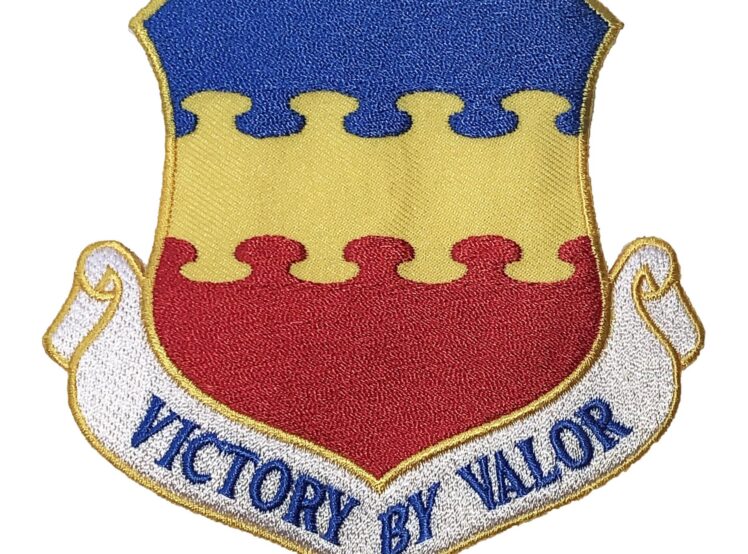 20th Fighter Wing VICTORY BY VALOR Patch – Plastic Backing