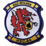 HSC-84 Red Wolves Patch - Sew On