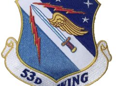 53rd Wing Patch – Plastic Backing