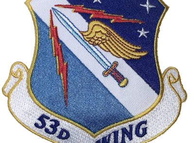 53rd Wing Patch – Plastic Backing