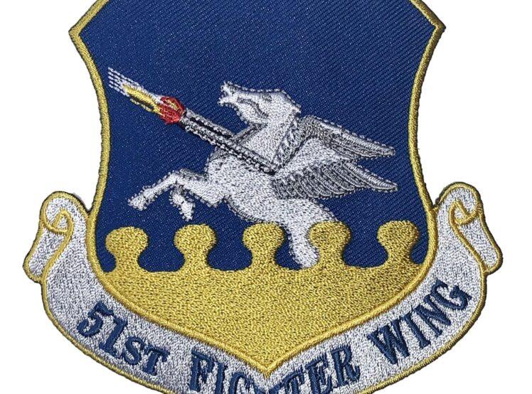 51st Fighter Wing Patch – Plastic Backing
