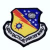 474th TACTICAL FIGHTER WING Patch – Plastic Backing