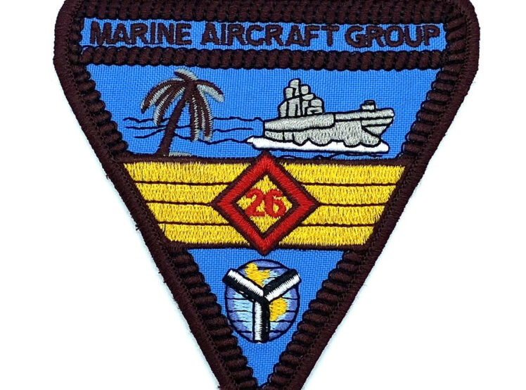 Marine Air Group 26 MAG-26 Patch- Plastic Backing/Sew on