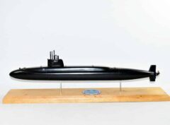 USS Francis Scott Key SSBN-657 Submarine Model (Black Hull)