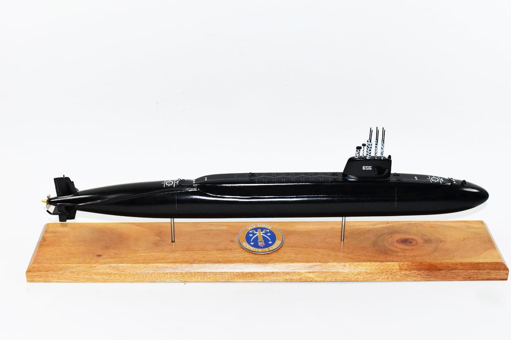 USS Henry L. Stimson SSBN-655 Submarine Model (Black Hull)
