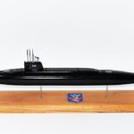 USS James K. Polk SSBN-645 Submarine Model (Black Hull)