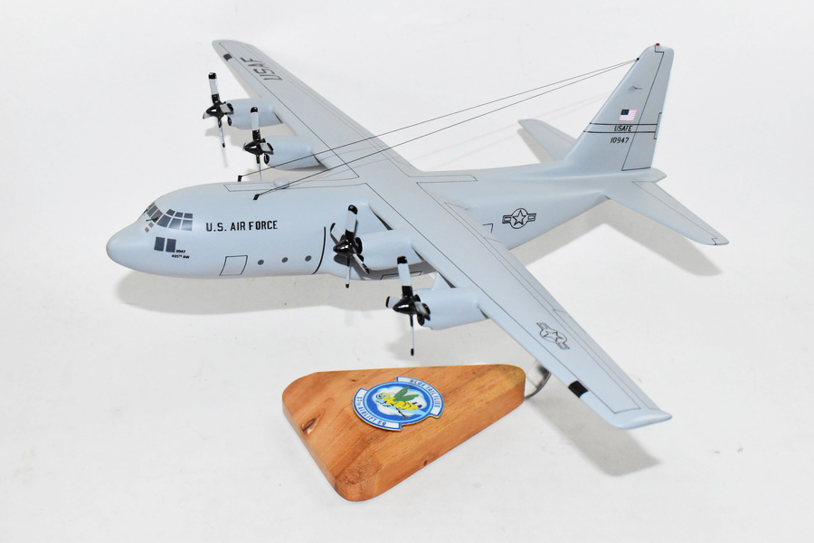 37th Airlift Squadron Blue Tail Flies 1993 C-130E Model