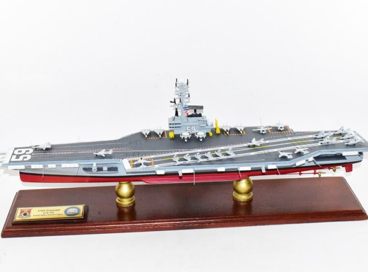 USS Forrestal CV-59 Aircraft Carrier Model