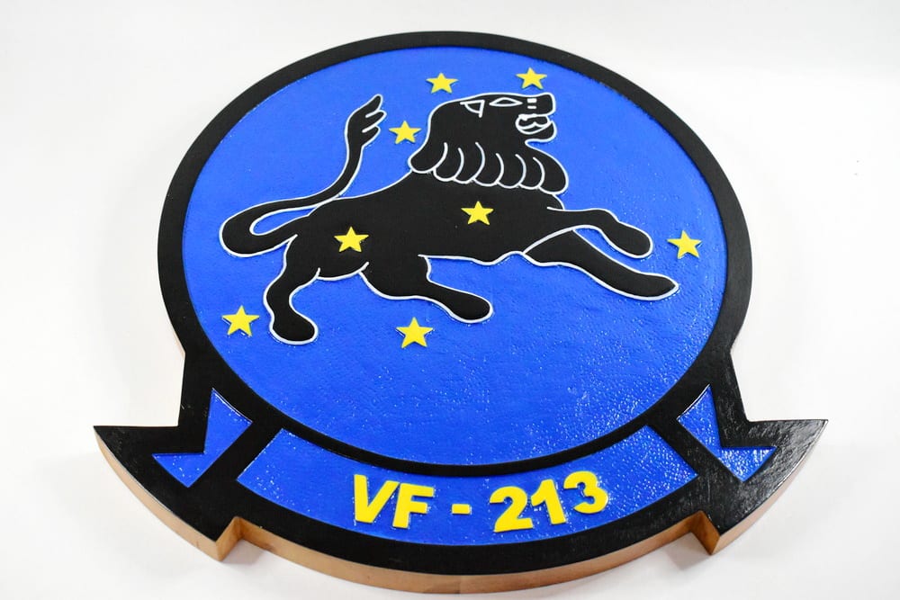 VF-213 Black Lions Plaque
