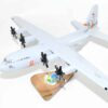 152nd Airlift Wing 192nd Airlift Squadron High Rollers C-130J Model