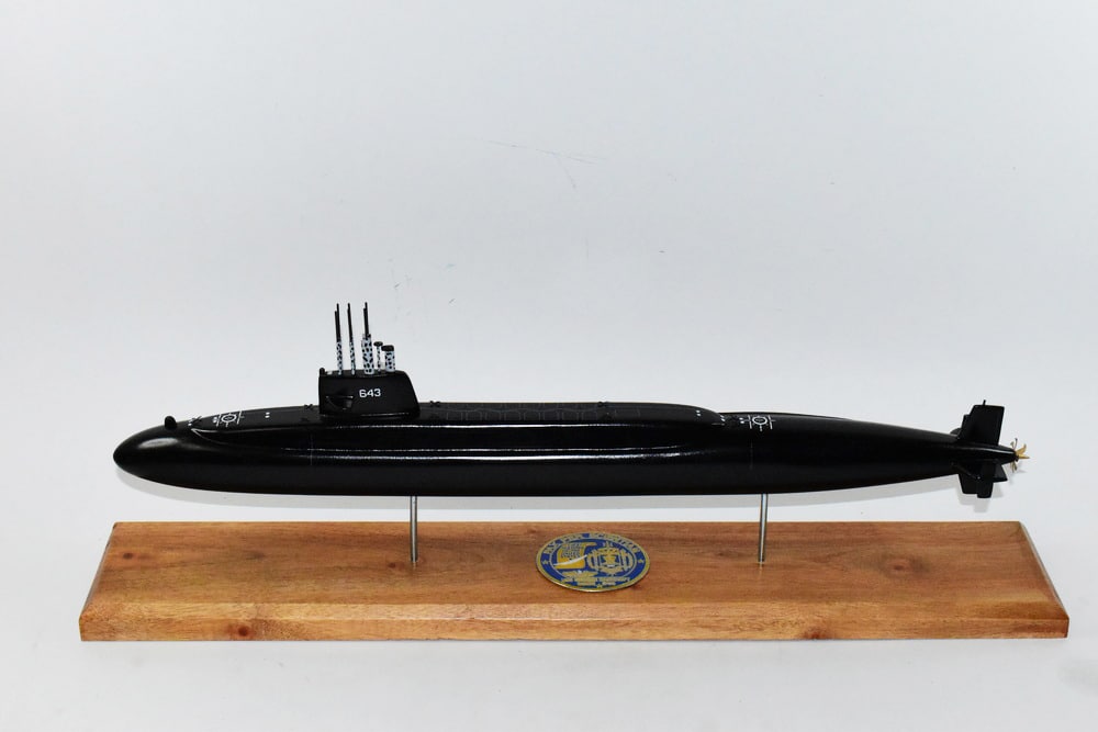 USS George Bancroft SSBN-643 Submarine Model (Black  Hull),Navy,20