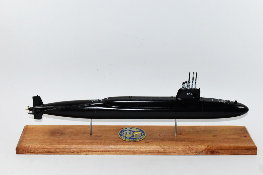 USS George Bancroft SSBN-643 Submarine Model (Black Hull)