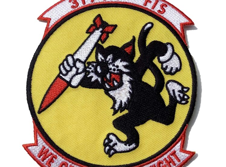 4 inch 319TH FIS WE GET OURS AT NIGHT Patch - Sew On