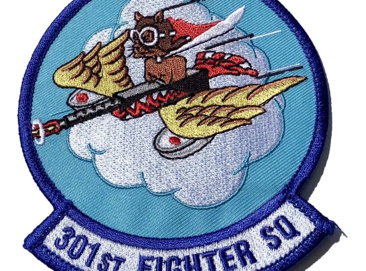 301ST FIGHTER SQ Patch - Sew On