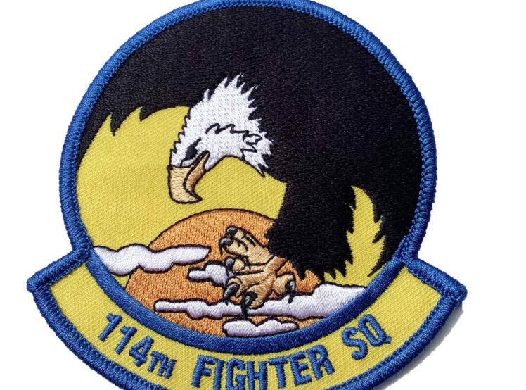114th Fighter Squadron Patch - Sew On