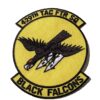 429th Tactical Fighter Squadron Black Falcons Patch - Sew On