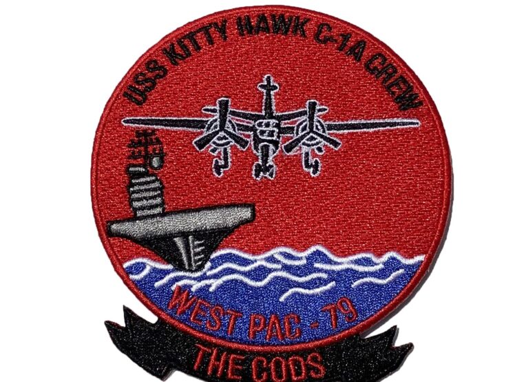 USS Kitty Hawk 1979 COD Patch – No Hook and Loop