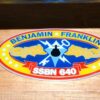 USS Benjamin Franklin SSBN-640 Submarine Model (Black Hull)