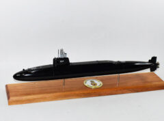 USS George C. Marshall SSBN-654 Submarine Model (Black Hull)