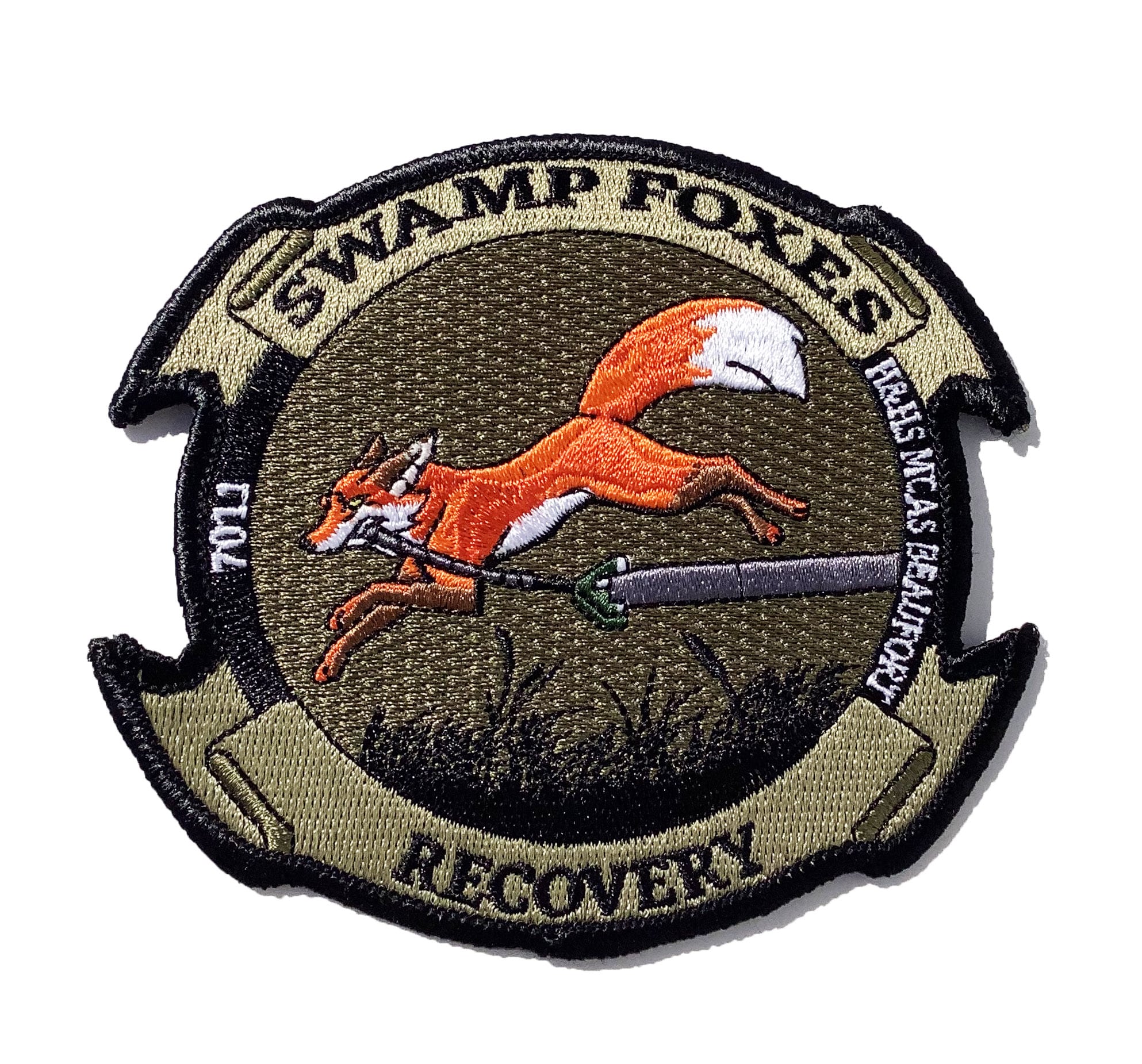 H&HS Swamp Foxes Recovery Patch – with Hook & Loop