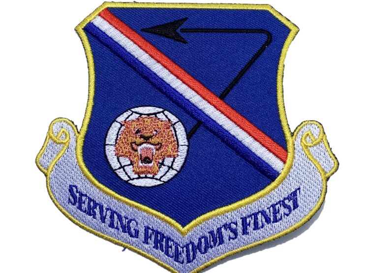 Serving Freedom's Finest 377th Air Base Wing Patch – Plastic Backing